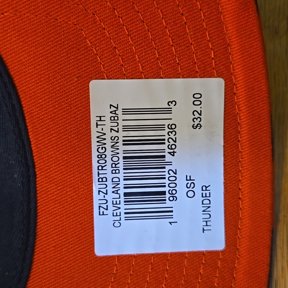 NWT Clevland Browns '47 Zubaz Clean Up Adjustable Hat - Picture 11 of 11